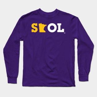 Block Script "State SKOL" Long Sleeve T-Shirt